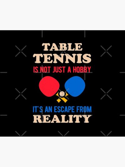 Funny Table Tennis Tapestry Official Table Tennis Merch