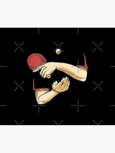 Table Tennis Player Tapestry Official Table Tennis Merch