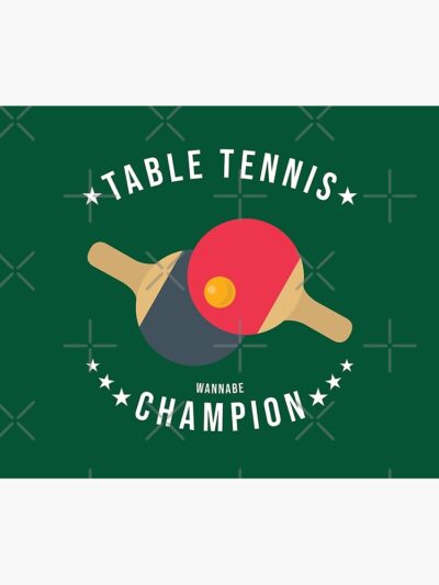 Table Tennis (Wannabe) Champion Funny Tapestry Official Table Tennis Merch