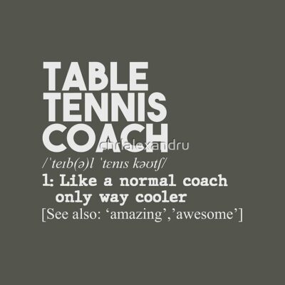 Table Tennis Coach Definition Tote Bag Official Table Tennis Merch