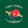 Table Tennis (Wannabe) Champion Funny Tote Bag Official Table Tennis Merch