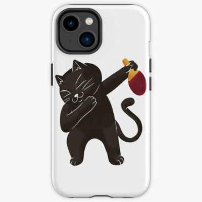 Dabbing Table Tennis Cat Iphone Case Official Table Tennis Merch