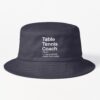 Table Tennis Coach Funny Definition: Table Tennis Coach Gift - Table Tennis Player Bucket Hat Official Table Tennis Merch