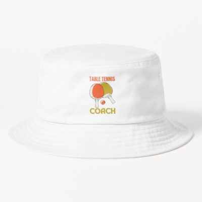 Table Tennis Coach Bucket Hat Official Table Tennis Merch