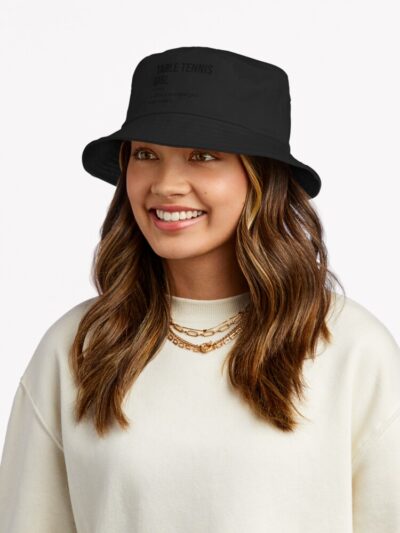 Table Tennis Girl Definition Bucket Hat Official Table Tennis Merch