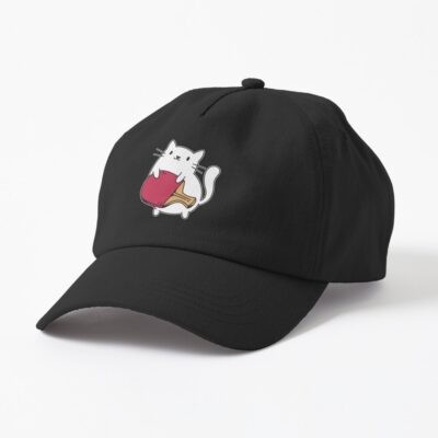 Table Tennis Outfit Ladies Cat Table Tennis Player Cats Cap Official Table Tennis Merch