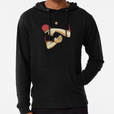 Table Tennis Player Hoodie Official Table Tennis Merch