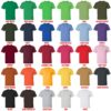 t shirt color chart - Table Tennis Gifts