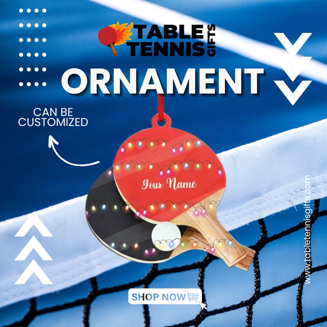 table tennis ornament