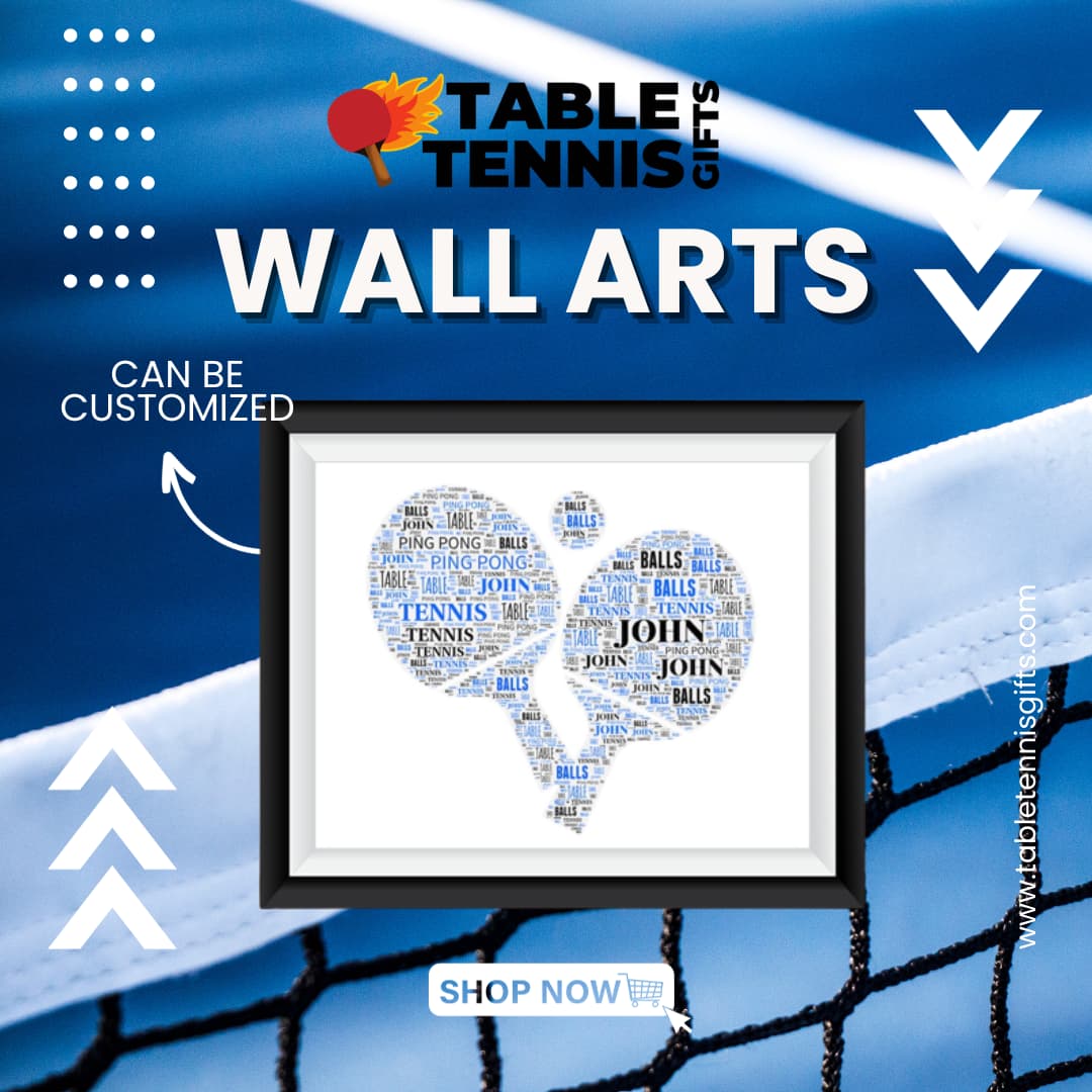 table tennis wall arts