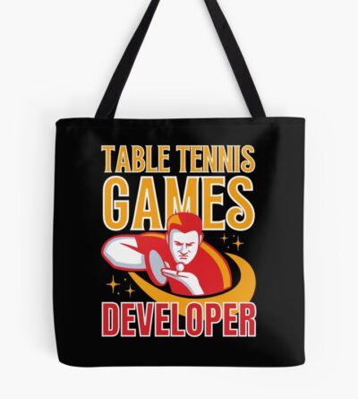 Table Tennis Games Developer Tote Bag Official Table Tennis Merch