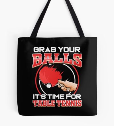 Grab Balls Table Tennis Champion Gift Sport Club Tote Bag Official Table Tennis Merch