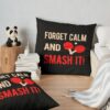 Funny Table Tennis Throw Pillow Official Table Tennis Merch