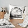 Vintage Art Badge Table Tennis Ping Pong: Let'S Bounce! Settle For Nothing But The Best Throw Pillow Official Table Tennis Merch