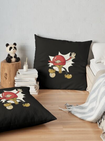 Table Tennis Throw Pillow Official Table Tennis Merch