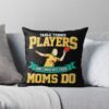 Funny Table Tennis Player'S Mom Throw Pillow Official Table Tennis Merch