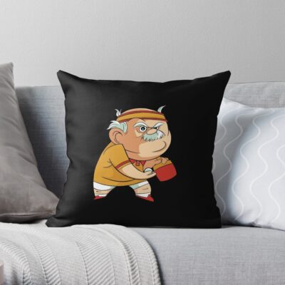 Table Tennis Grandpa Throw Pillow Official Table Tennis Merch