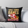 Table Tennis Games Developer Throw Pillow Official Table Tennis Merch