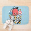 Cute Table Tennis Racket With Hand And Shoes Bath Mat Official Table Tennis Merch