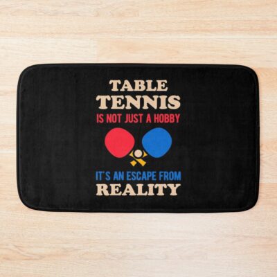 Funny Table Tennis Bath Mat Official Table Tennis Merch