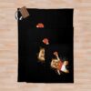 Table Tennis Dogs Throw Blanket Official Table Tennis Merch