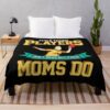 Funny Table Tennis Player'S Mom Throw Blanket Official Table Tennis Merch