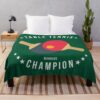 Table Tennis (Wannabe) Champion Funny Throw Blanket Official Table Tennis Merch