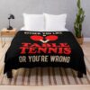 Funny Table Tennis Throw Blanket Official Table Tennis Merch