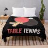 Table Tennis Table Tennis Blade Ball Sport Throw Blanket Official Table Tennis Merch