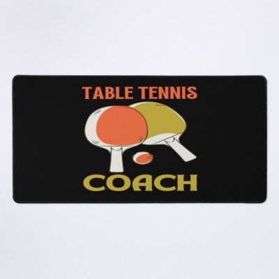 Table Tennis Coach Mouse Pad Official Table Tennis Merch