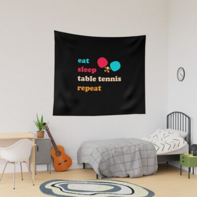 Funny Table Tennis Tapestry Official Table Tennis Merch