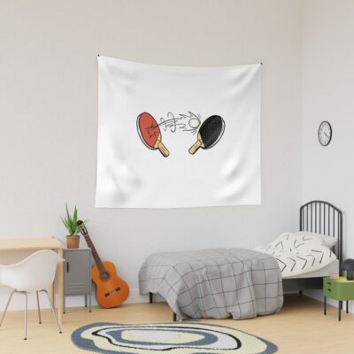 Table Tennis | Table Tennis Racket Tapestry Official Table Tennis Merch