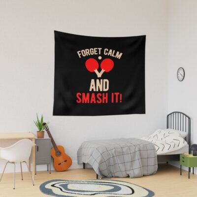 Funny Table Tennis Tapestry Official Table Tennis Merch